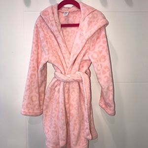 Kids Leopard Print Robe